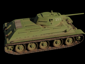 T-34-76 3D Model