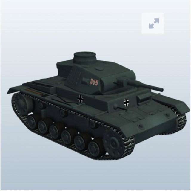 Panzer 3 Modello 3D .c4d .max .obj .3ds .fbx .stl .blend 