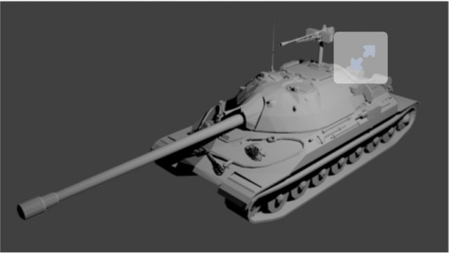 IS-7 3D Model .c4d .max .obj .3ds .fbx .stl .blend 