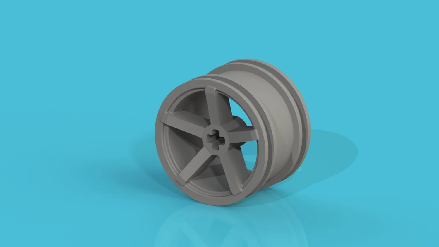 Vossen wheel for lego technic car 3D Print Model .c4d .max .obj .3ds .fbx .stl .blend 
