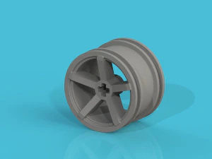 Roue Vossen pour voiture LEGO Technic Modèles 3D en vedette