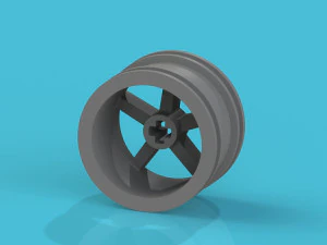 Vossen wheel for lego technic car 3D Print Model