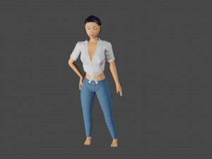 Girl-model 3Dモデル