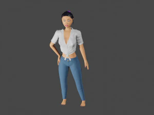 Girl-model 3D Model