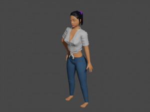 Girl-model 3D Model