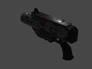 Pistol-Cyber 3D Model
