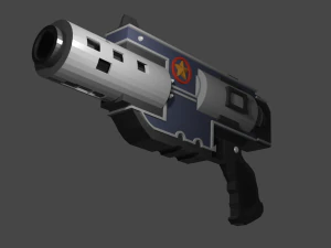 Pistol-Cyber 3D Model