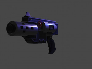 Pistol-Cyber 3D मॉडल