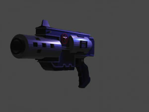 Pistol-Cyber 3D Model