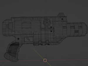 Pistol-Cyber 3D मॉडल