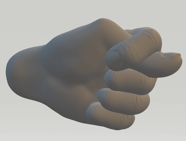 Figa 3D Print Model .c4d .max .obj .3ds .fbx .stl .blend