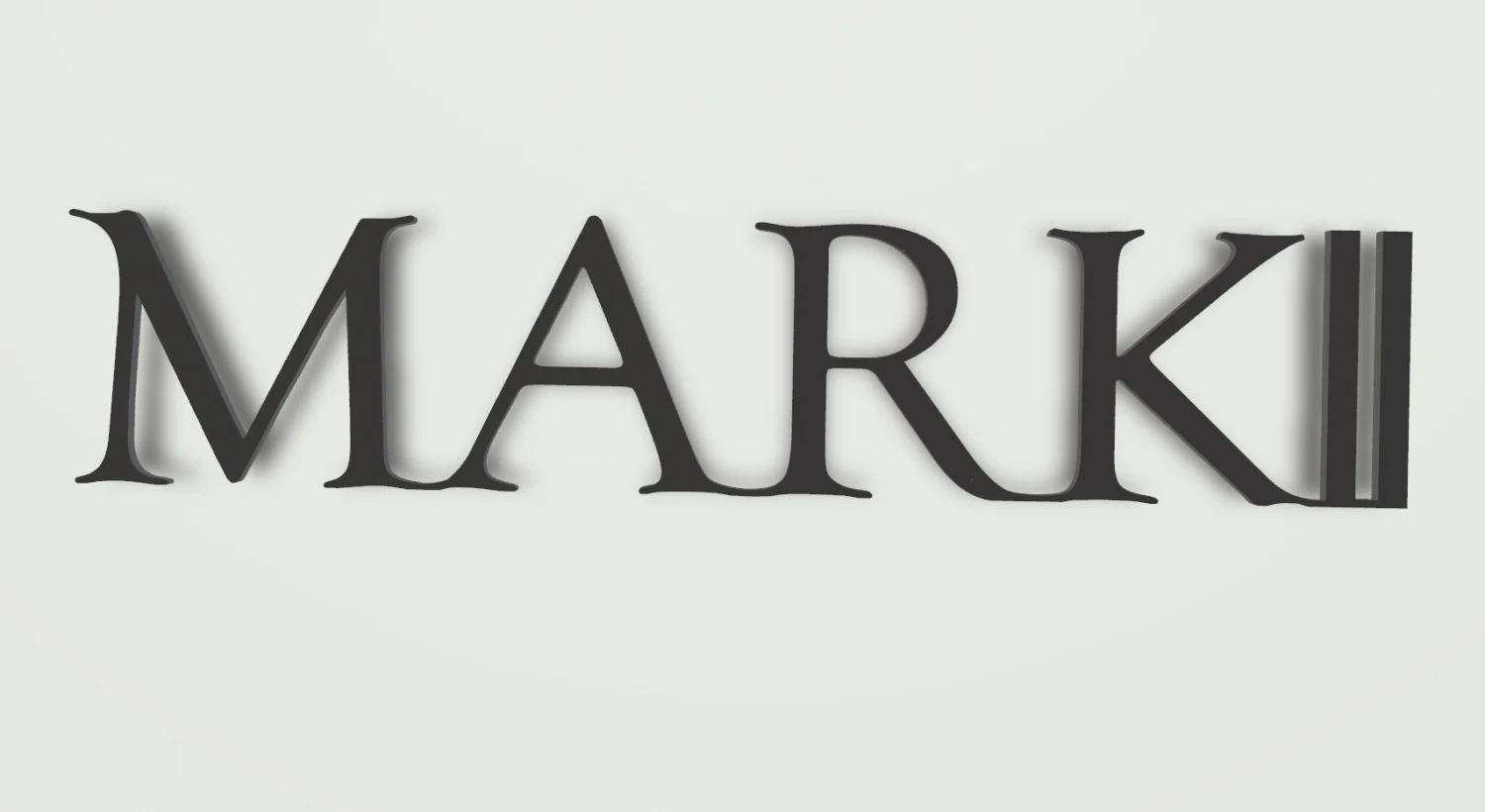 Nameplate logo Toyota MARK2 3D Print Model .c4d .max .obj .3ds .fbx .stl .blend