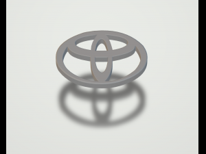 Toyota logo 3D Print Model