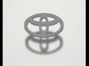 Logotipo da Toyota Modelo de Impressão 3D