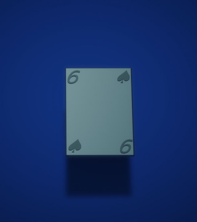 Playing cards 3D 打印模型 .c4d .max .obj .3ds .fbx .stl .blend 