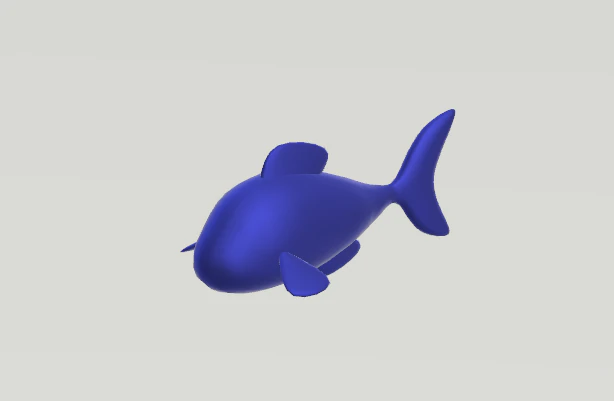 Fish 3D Print Model .c4d .max .obj .3ds .fbx .stl .blend 