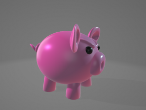 ANGRY LITTLE PIG - 3D MODEL 3D Model