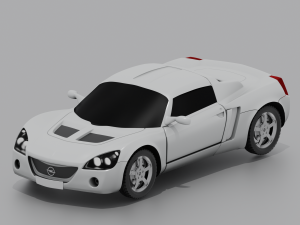 Car Opel Speedster 3D Model