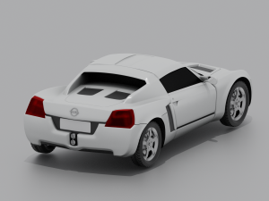 Car Opel Speedster 3D Model