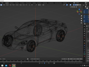 Car Opel Speedster 3D Model