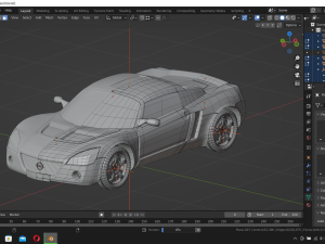 Car Opel Speedster 3D Model