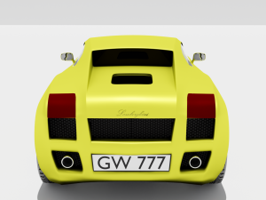 Sport-car Gallardo 3D Model