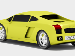 Sport-car Gallardo 3D Model