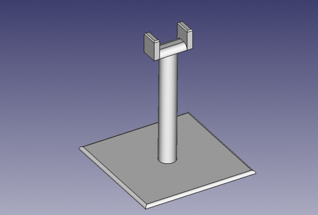 Headset stand 3D Baskı Modeli .c4d .max .obj .3ds .fbx .stl .blend 