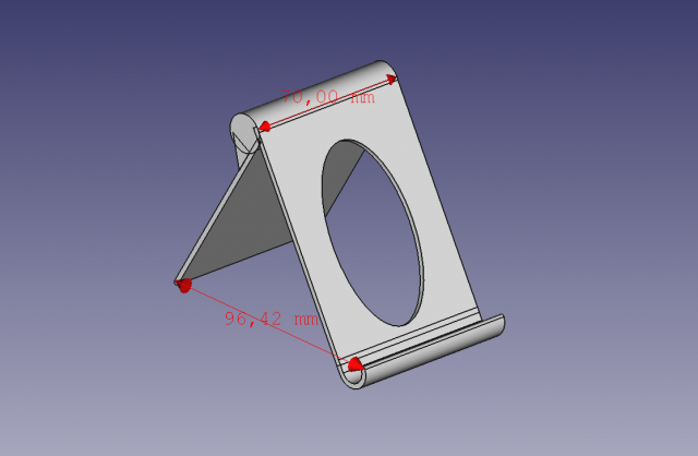 Phone stand Model do druku 3D .c4d .max .obj .3ds .fbx .stl .blend
