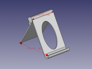 Phone stand 3D-printmodel