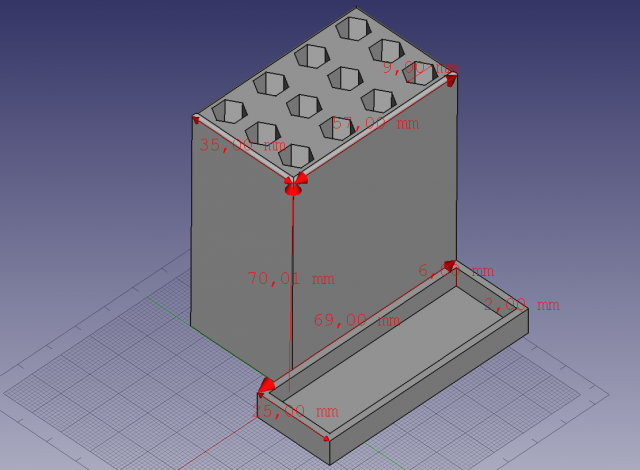 Penholder 3D Принт Модель .c4d .max .obj .3ds .fbx .stl .blend