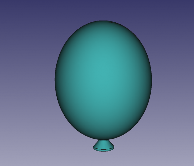 Gumballs Balloon 3D Принт Модель .c4d .max .obj .3ds .fbx .stl .blend