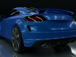 Audi TT RS Coupe 2019 3D Model