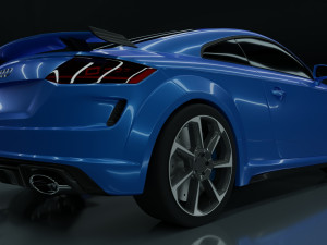 Audi TT RS Coupe 2019 3D Model