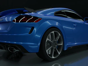 Audi TT RS Coupe 2019 3D Model