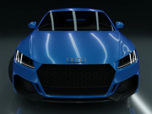 Audi TT RS Coupe 2019 3D Model