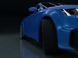 Audi TT RS Coupe 2019 3D Model