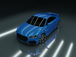 Audi TT RS Coupe 2019 3D Model