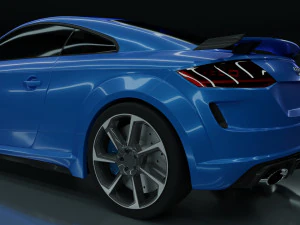 Audi TT RS Coupe 2019 3D Model