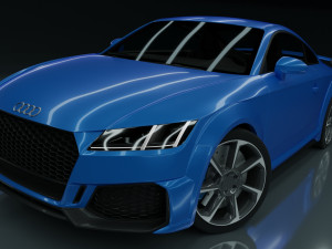 Audi TT RS Coupe 2019 3D Model