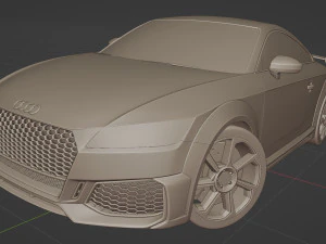 Audi TT RS Coupe 2019 3D Model