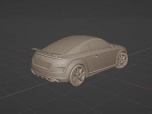 Audi TT RS Coupe 2019 3D Model