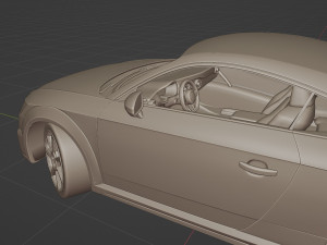 Audi TT RS Coupe 2019 3D Model
