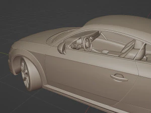 Audi TT RS Coupe 2019 3D Model