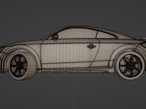 Audi TT RS Coupe 2019 3D Model