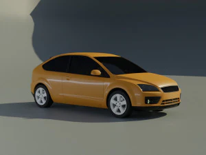 Messa a fuoco dell'auto 2 Modello 3D