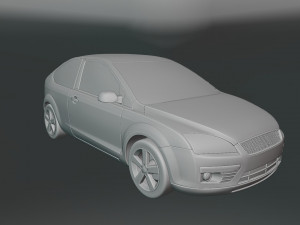 Car focus 2 3D Modell