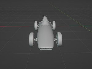 Racing Retro Car 3D मॉडल