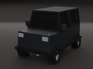 Lowpoly cars 3D 모델