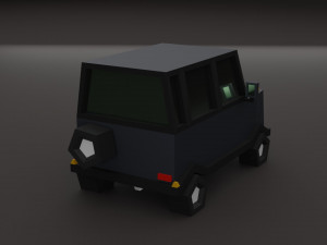 Lowpoly cars 3D 모델